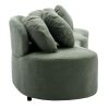 103.9" Modern Living Room Sofa Lamb Velvet Upholstered Couch Furniture for Home or Office,