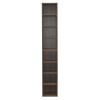 8-Tier Media Tower Rack, CD DVD Slim Storage Cabinet with Adjustable Shelves, Tall Narrow Bookcase Display Bookshelf for Home Office,Multi-functional