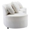 103.9" Modern Living Room Sofa Lamb Velvet Upholstered Couch Furniture for Home or Office,