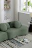 103.9" Modern Living Room Sofa Lamb Velvet Upholstered Couch Furniture for Home or Office,