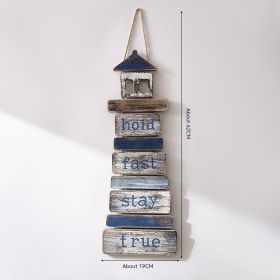 Mediterranean Retro Fish Listing Ocean Style (Option: Retro Lighthouse Listing)