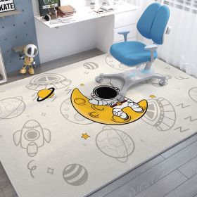 Children's Room Baby Crawling Blanket Stain-resistant Crystal Velvet Carpet (Option: Children's Fun Paradise 04-80x160cm)
